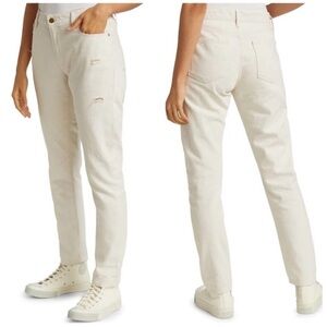 Frame Le Garcon Mid Rise Straight Fit Jeans Au Natural Heather Size 28 NWT New